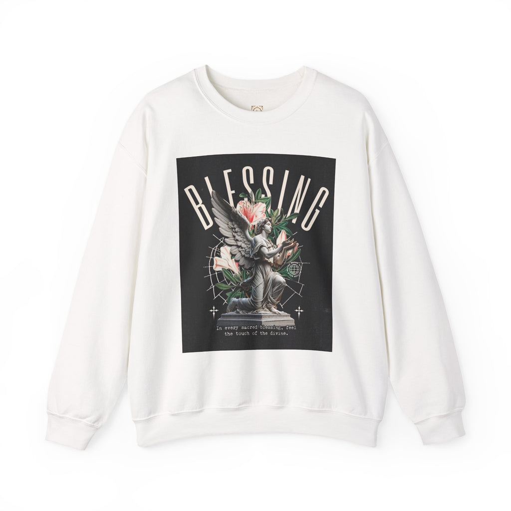 Blessing Statue Graphic Sweatshirt