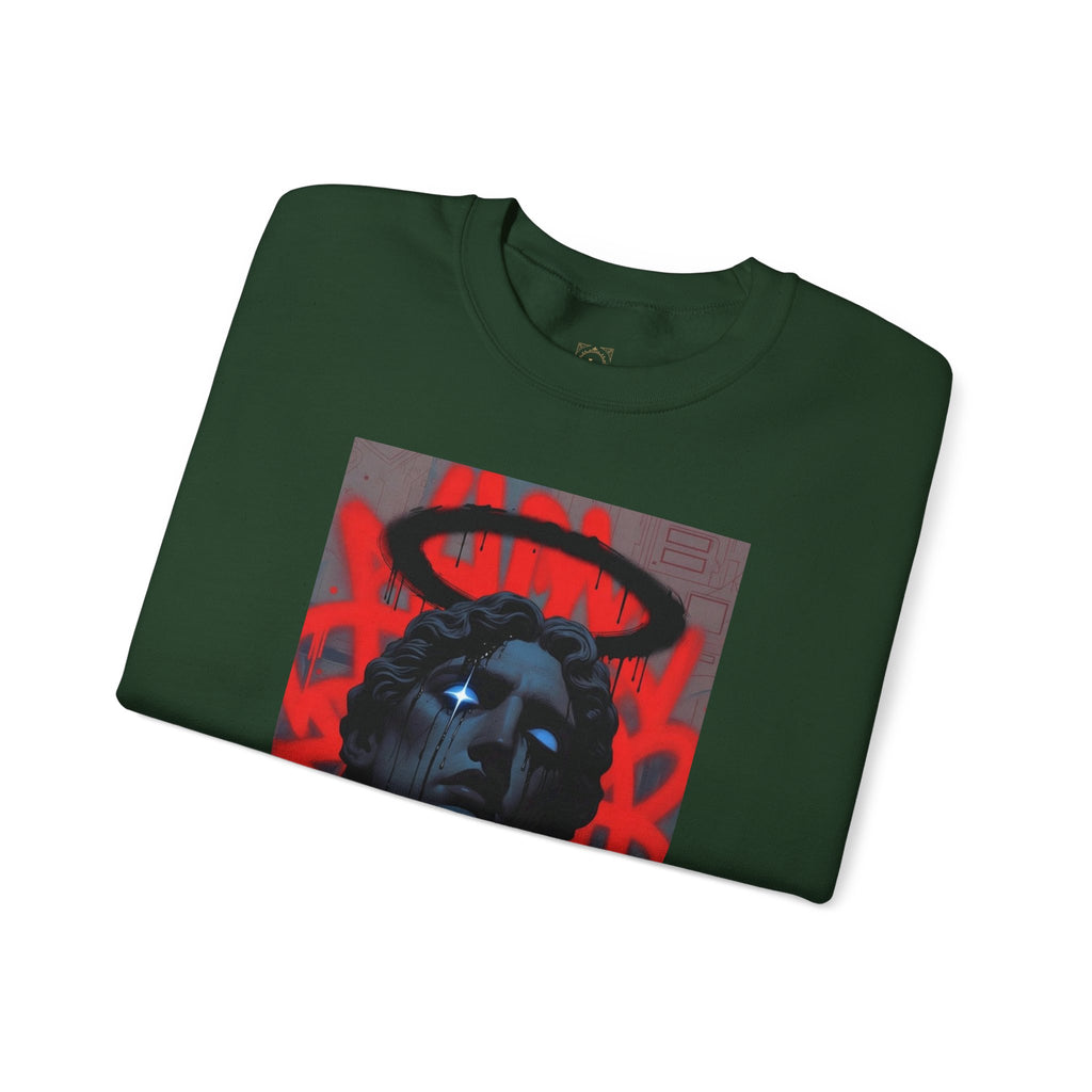 Street Art Statue Crewneck Sweatshirt