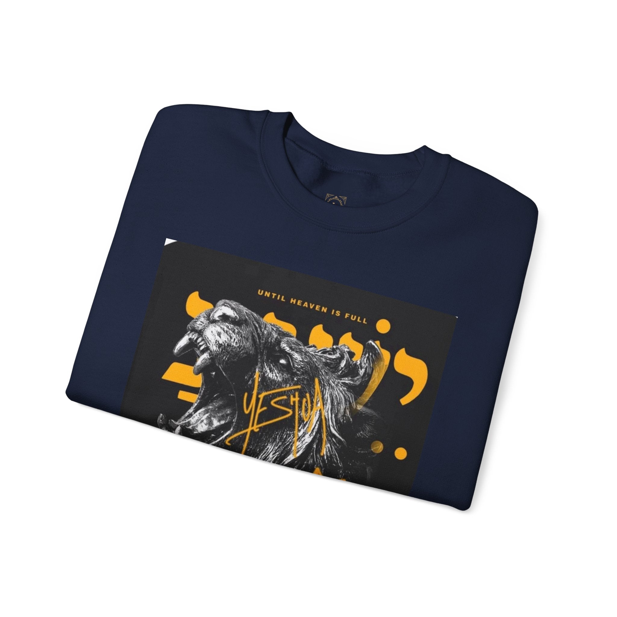 King Lion Crewneck Sweatshirt — 'King' Graphic Pullover for Bold Streetwear