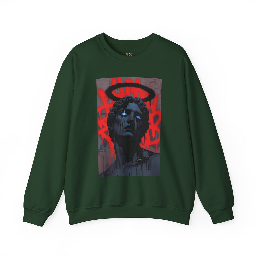 Street Art Statue Crewneck Sweatshirt