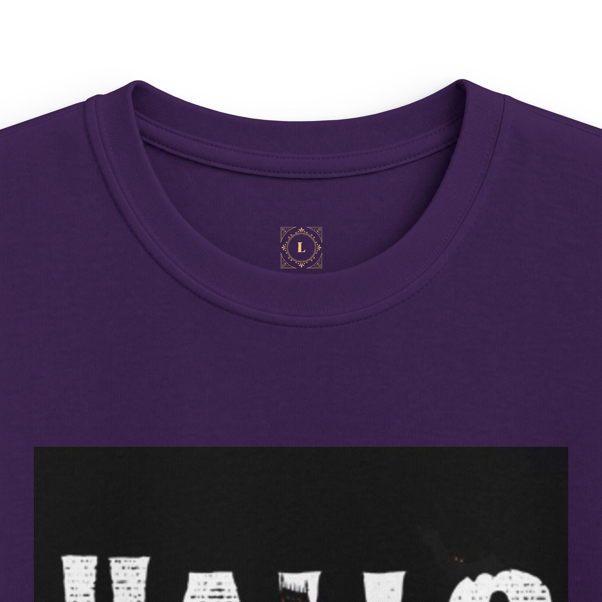 Halloween Haunted House Kids Tee — "Happy Halloween" Graphic T‑Shirt for Kids
