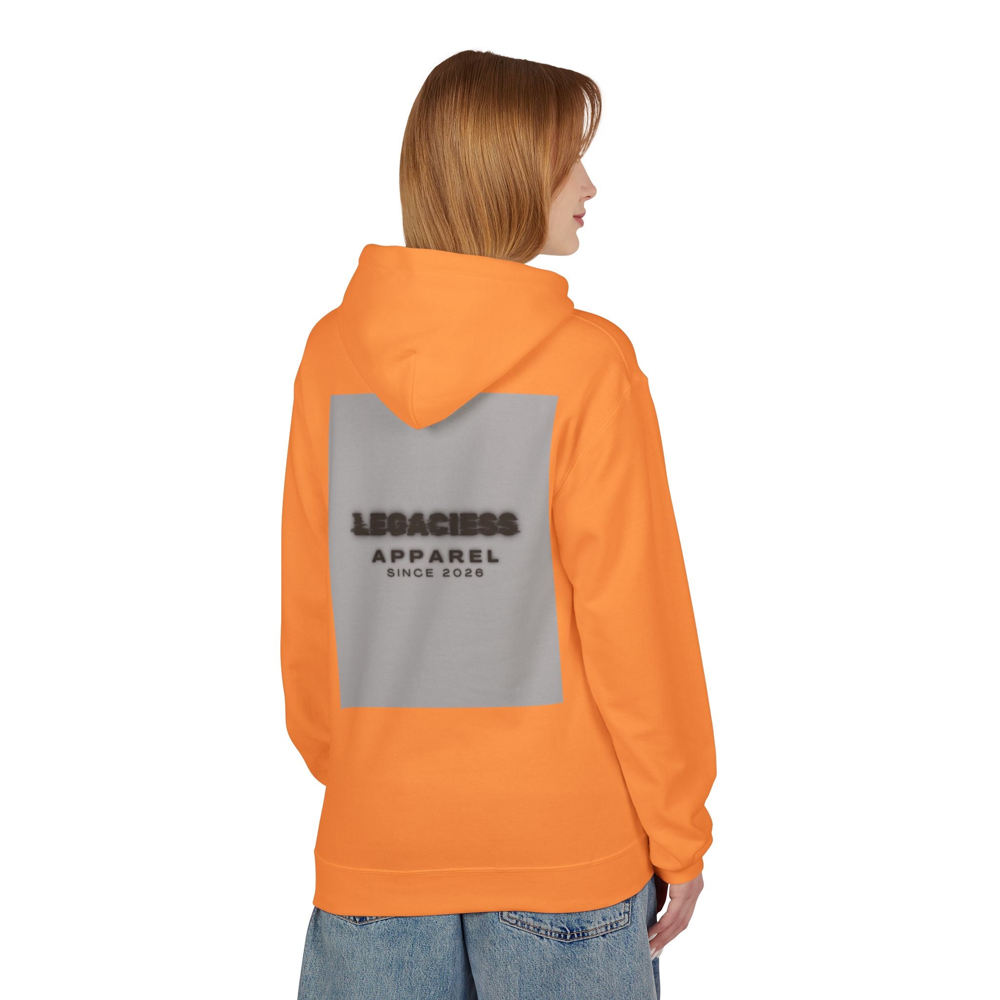 Hoodie — 'Legacies Apparel Since 2028' Minimal Logo Pullover