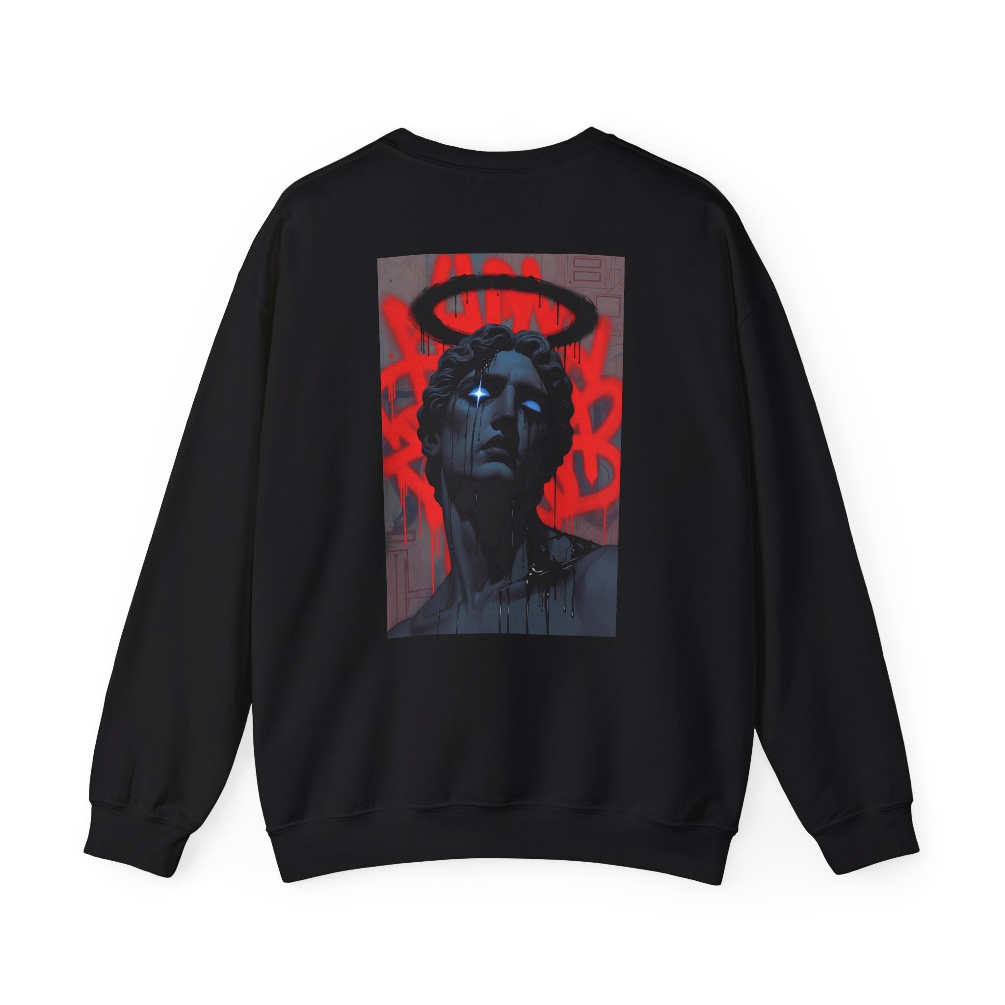 Street Art Statue Crewneck Sweatshirt