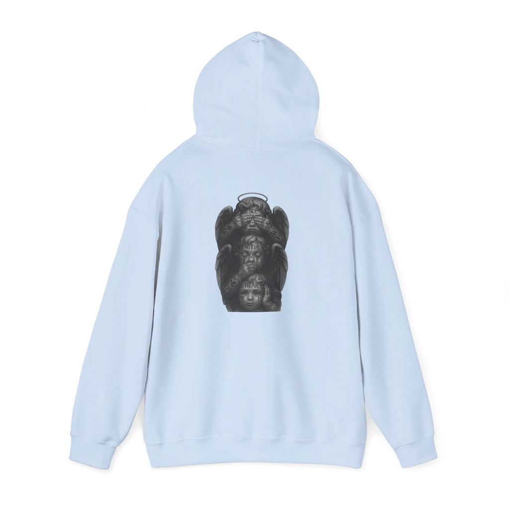 Statue Headstack Hoodie — Gothic Sculpture Art Pullover