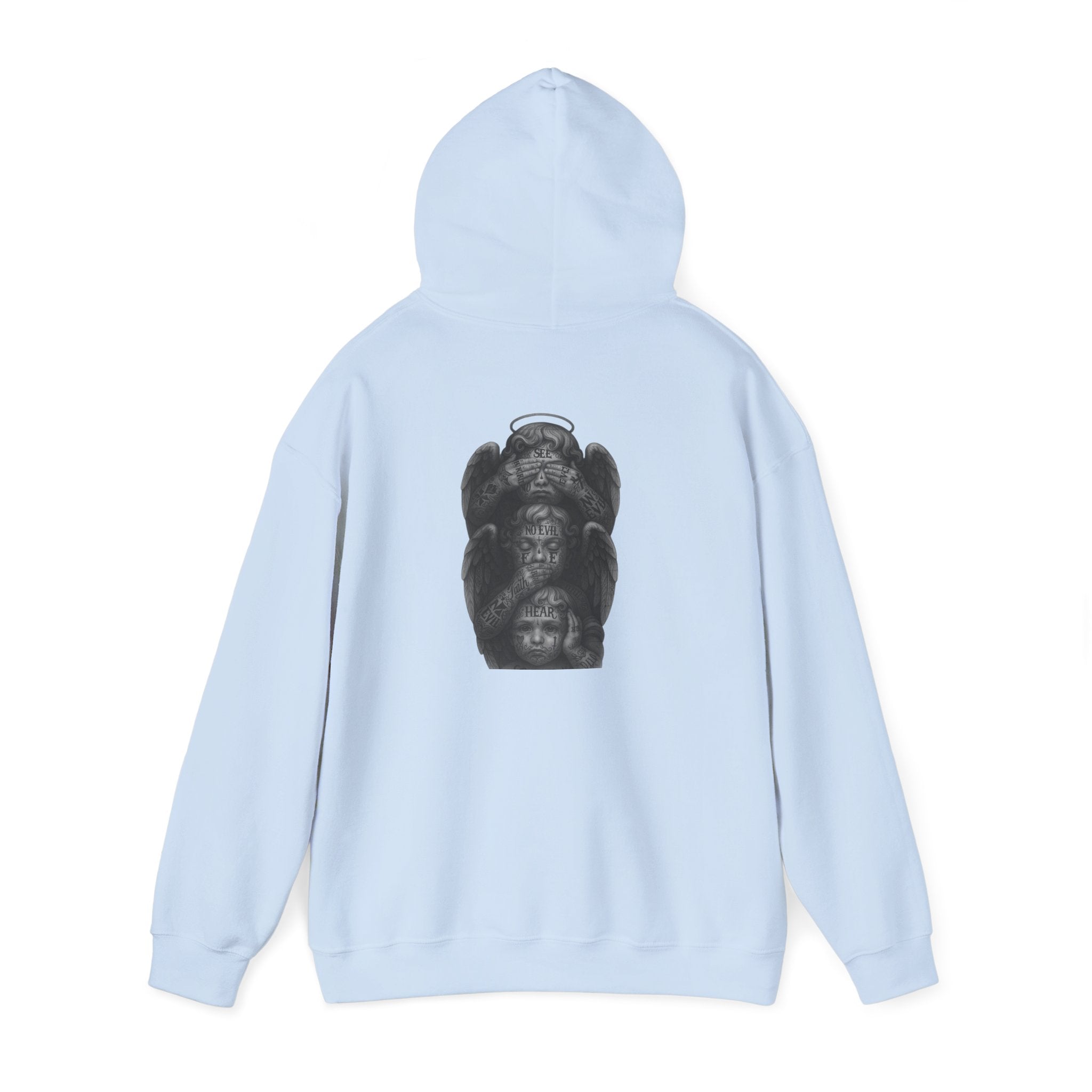 Statue Headstack Hoodie — Gothic Sculpture Art Pullover