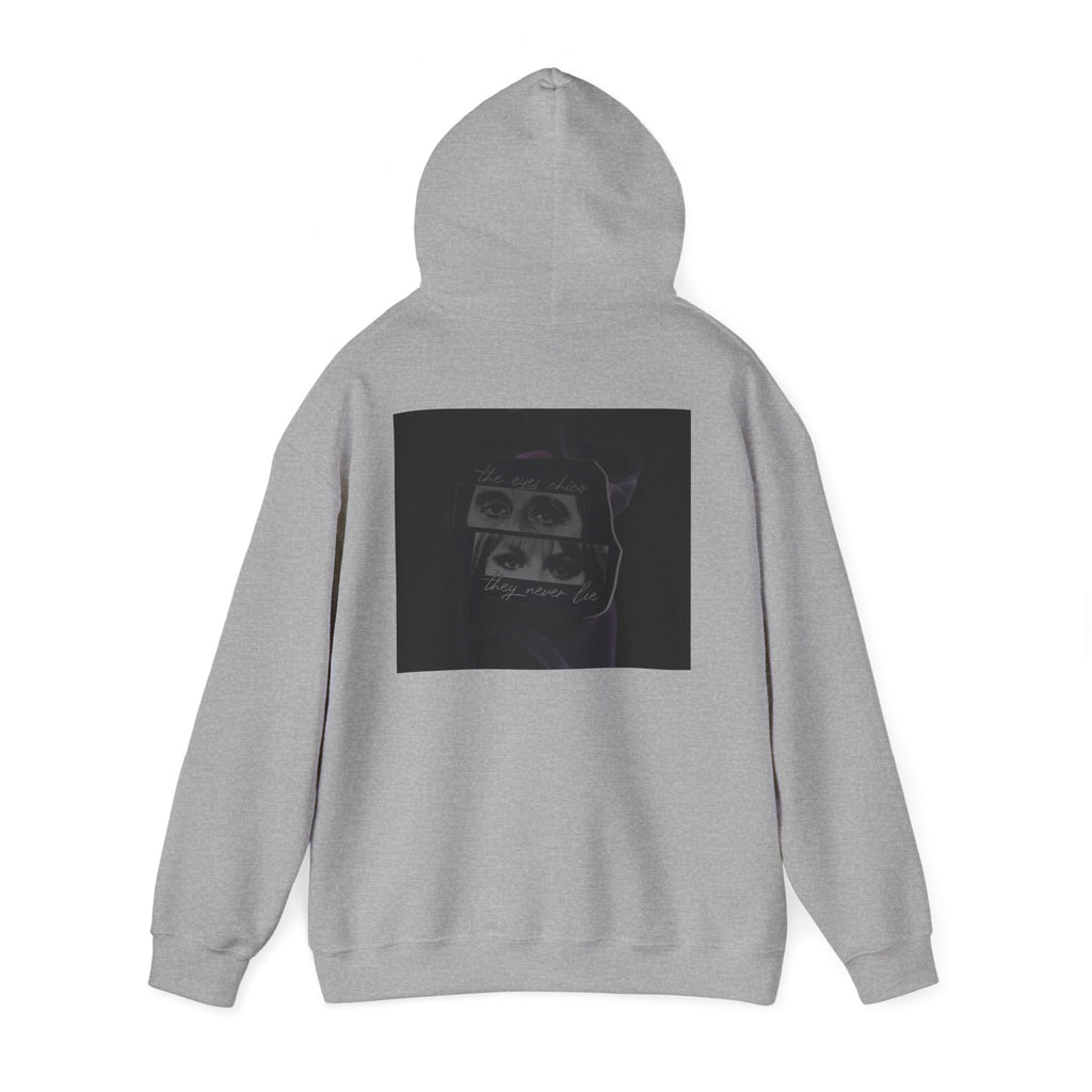Surreal Triple-Eyes Hoodie — Dark Artistic Graphic Sweatshirt