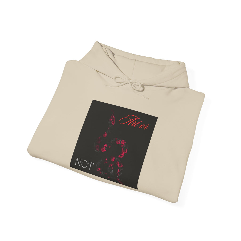 Hoodie — Gothic Red Roses 'Not Mine' Graphic Pullover