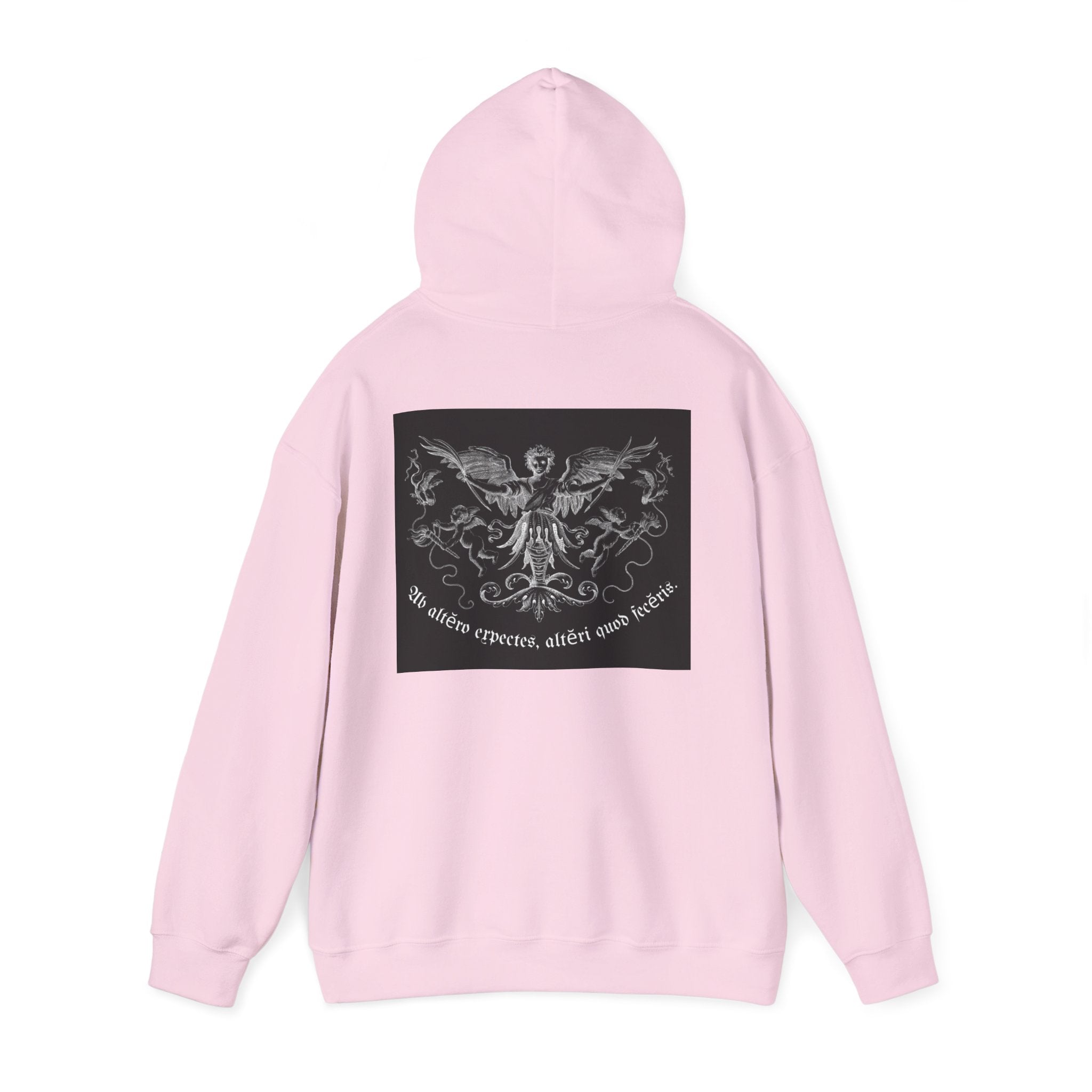 Phoenix Crest Hoodie — "We alone create, alone save, alone" Gothic Graphic Sweatshirt