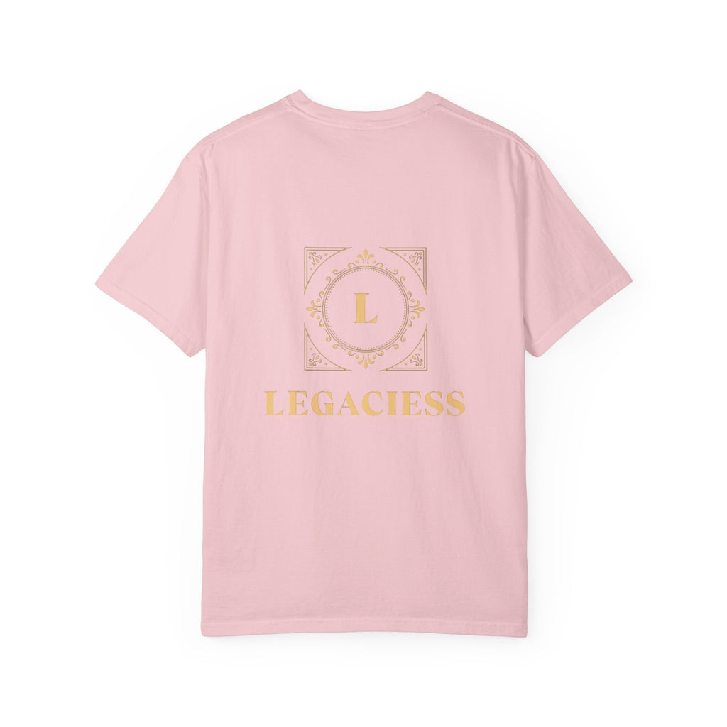 Abstract Neon Kiss T-Shirt — 'Legaciess' Back Logo Graphic Tee