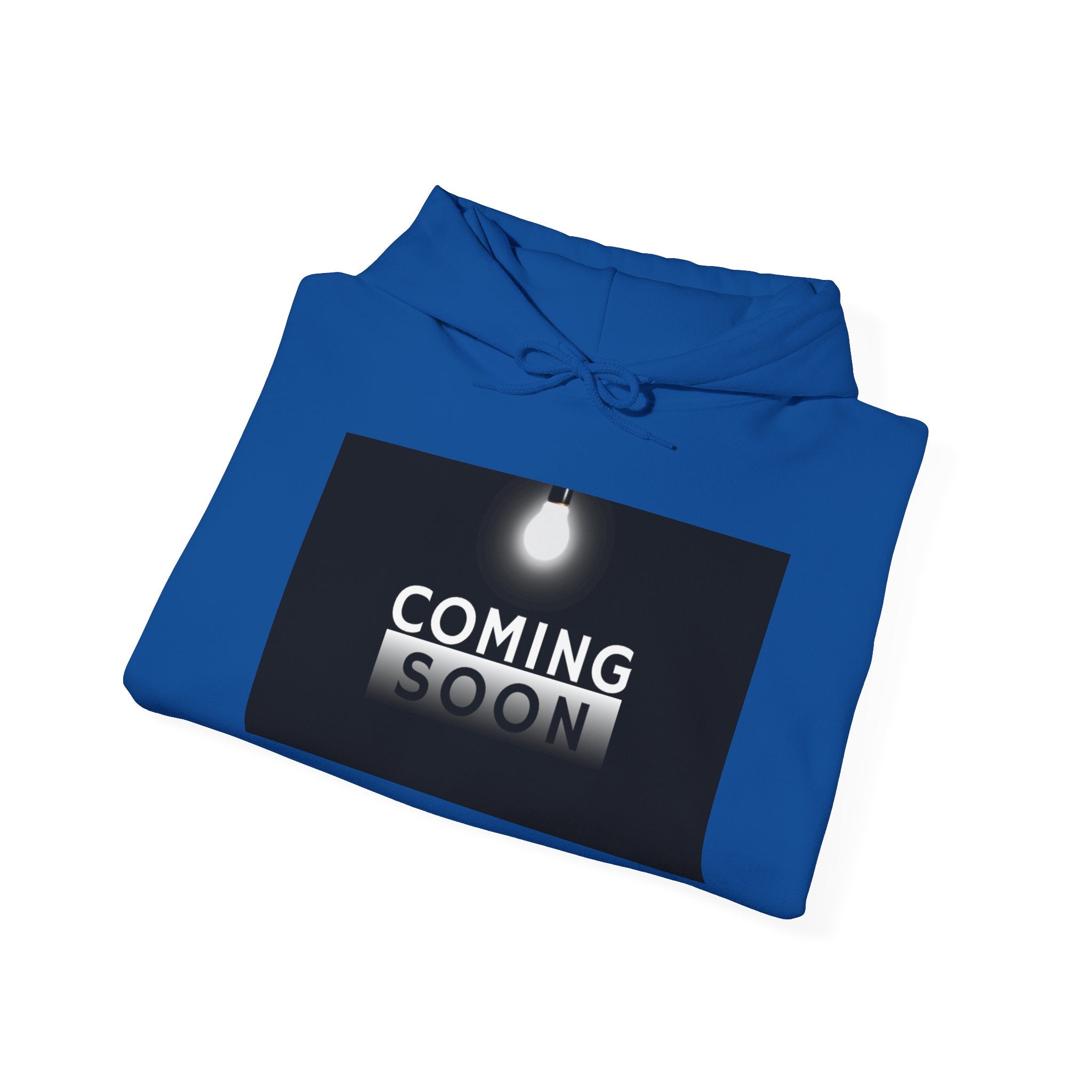Coming Soon Hoodie - Minimal Neon Sign Pullover