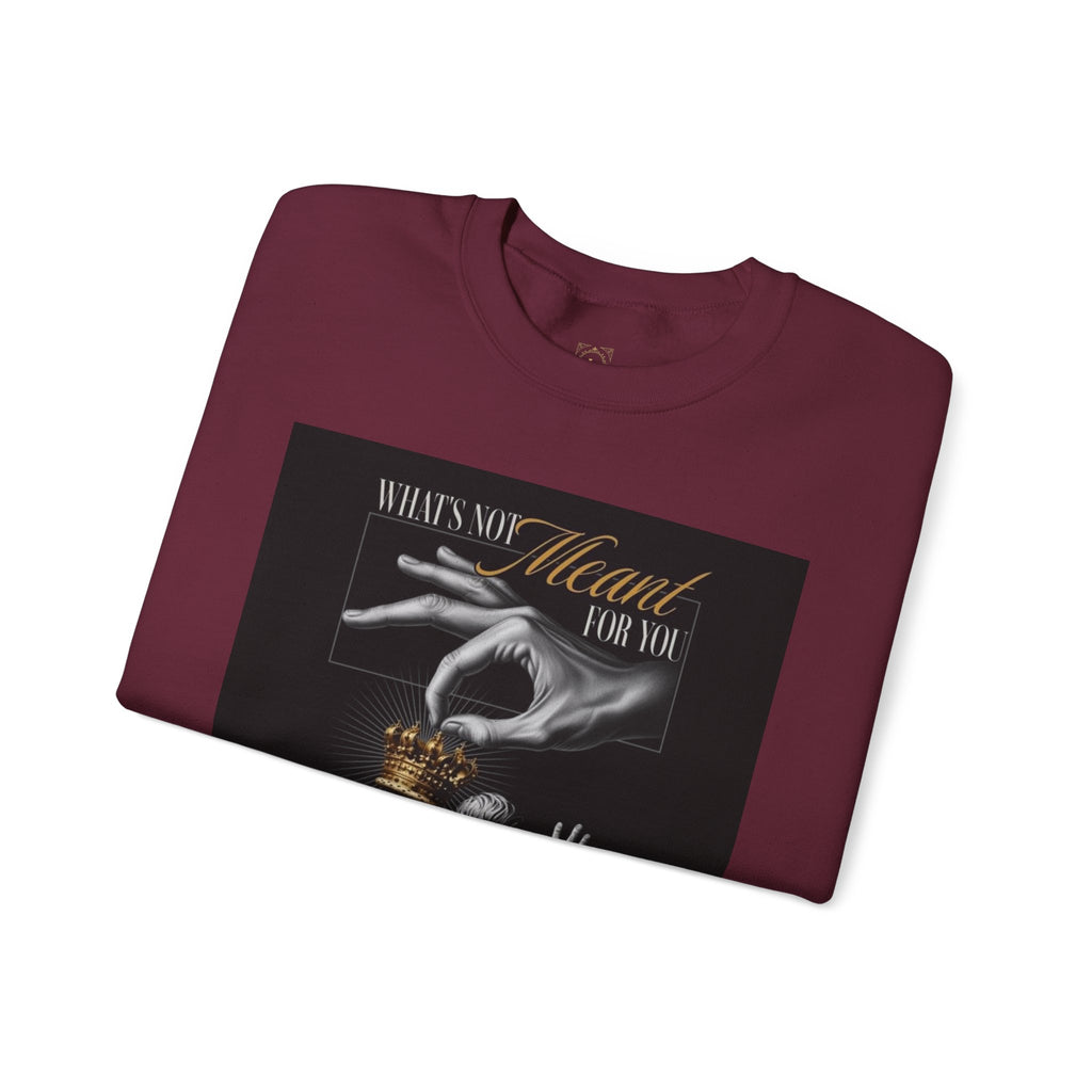 Crewneck Sweatshirt — 'What's My Heart For You' Inspirational Graphic Crewneck