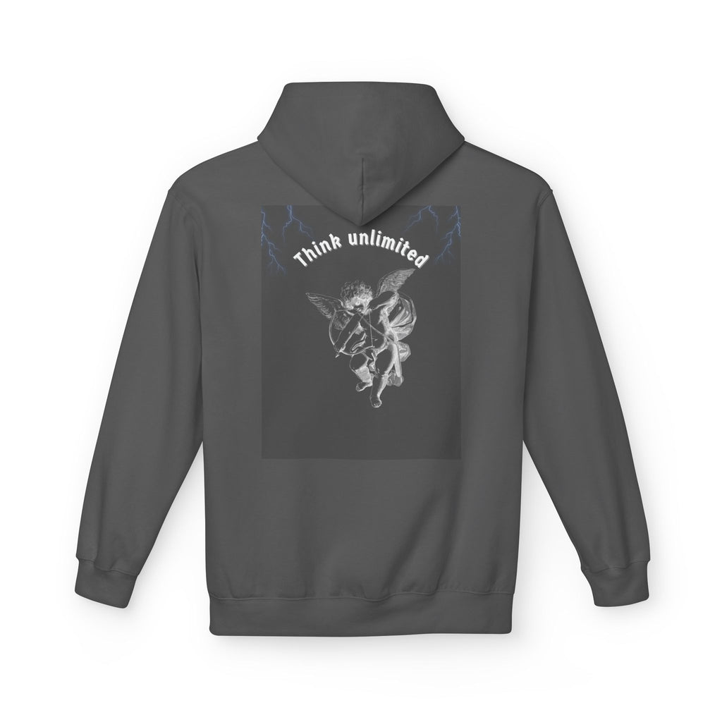 Think Unlimited Hoodie — Inspirational Angel Graphic Pullover