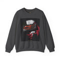 Masked Red Eyes Crewneck Sweatshirt — Graphic Streetwear with 'Legaciess' Back Logo