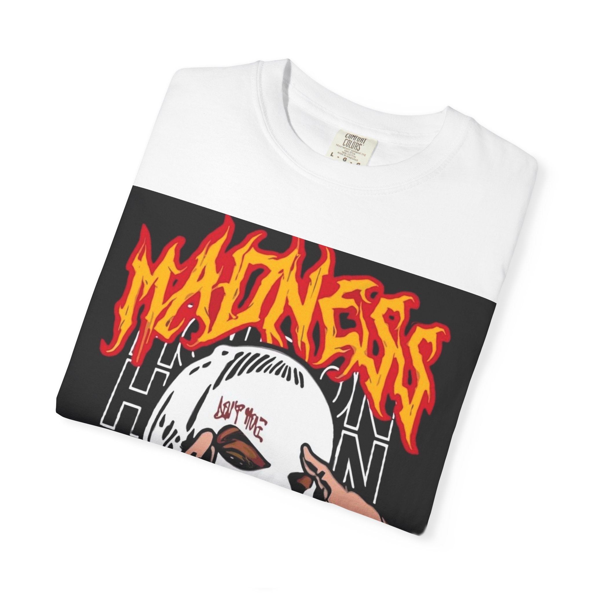 Madness Skull Graphic T-Shirt — Savage World Streetwear Tee