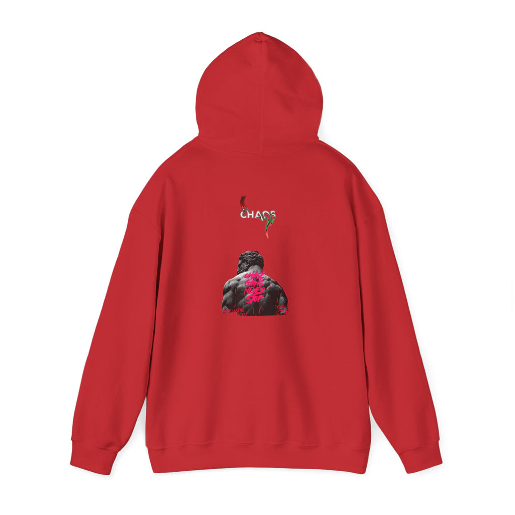 Smoky Rose Backprint Hoodie — Floral Skull Streetwear Pullover