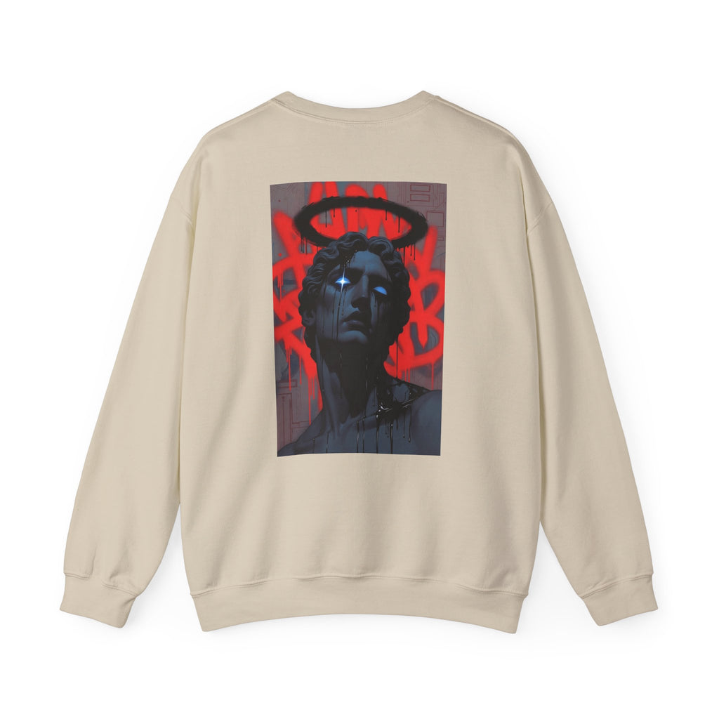 Street Art Statue Crewneck Sweatshirt