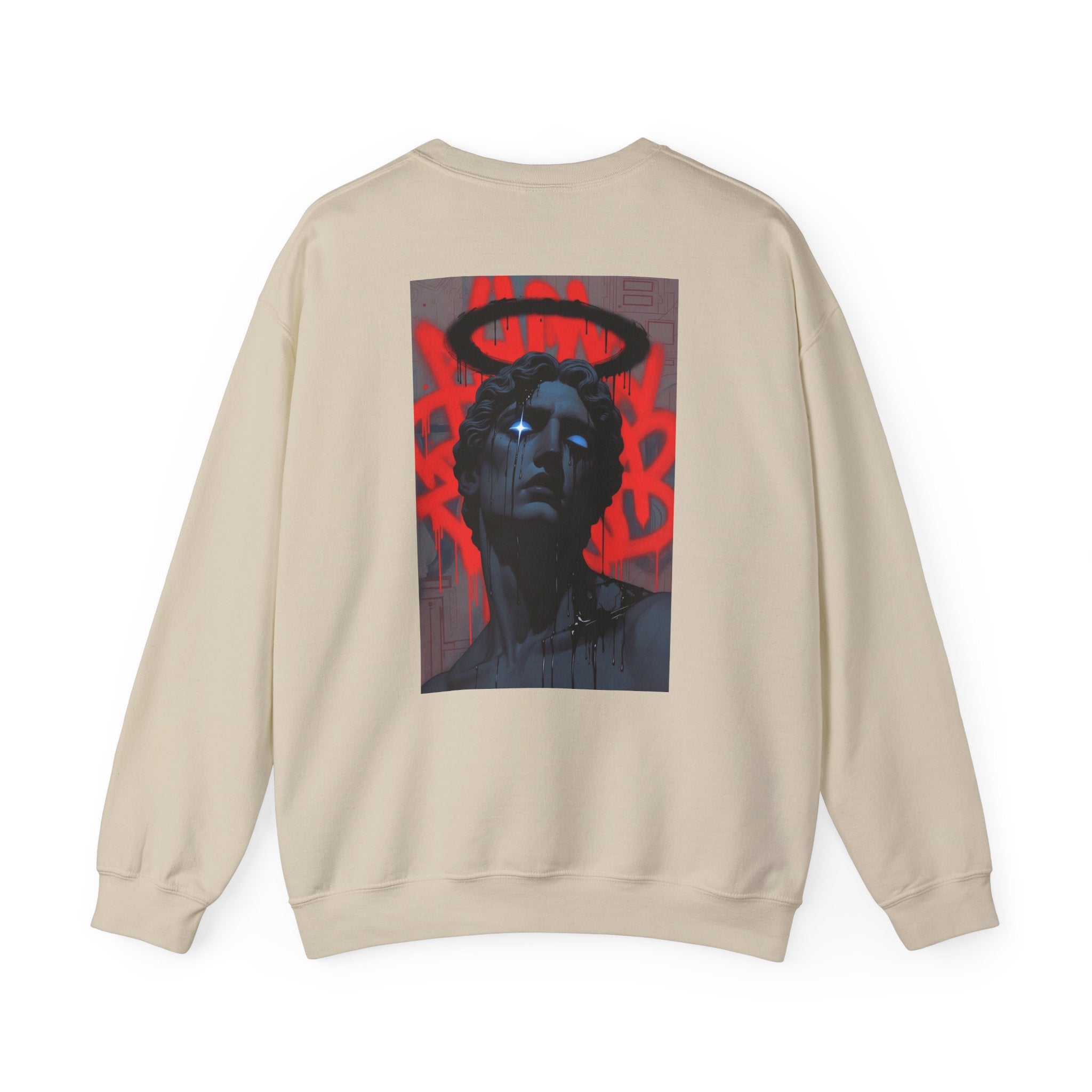 Street Art Statue Crewneck Sweatshirt