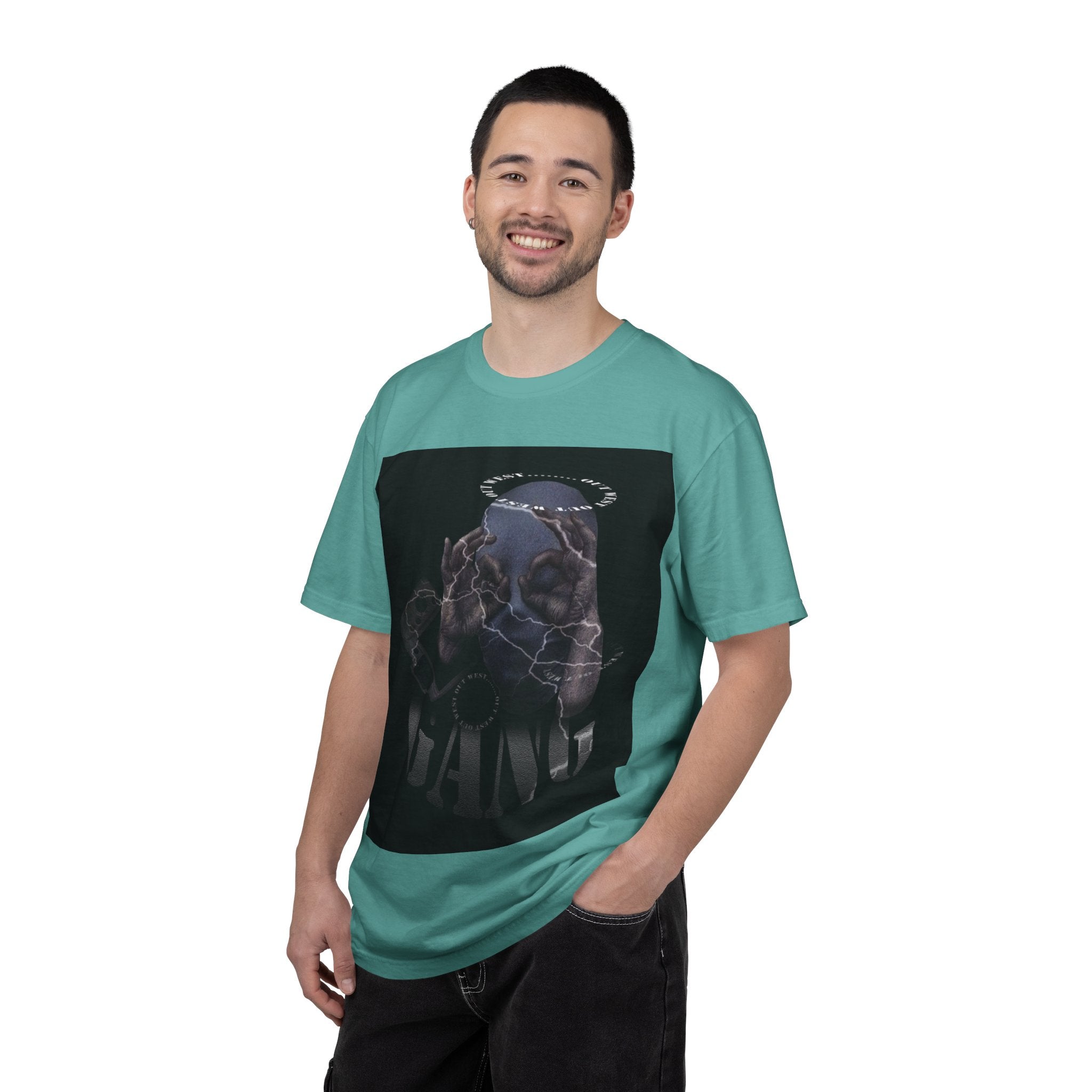 Skull Halo Graphic T-Shirt — Legaciess Streetwear Tee