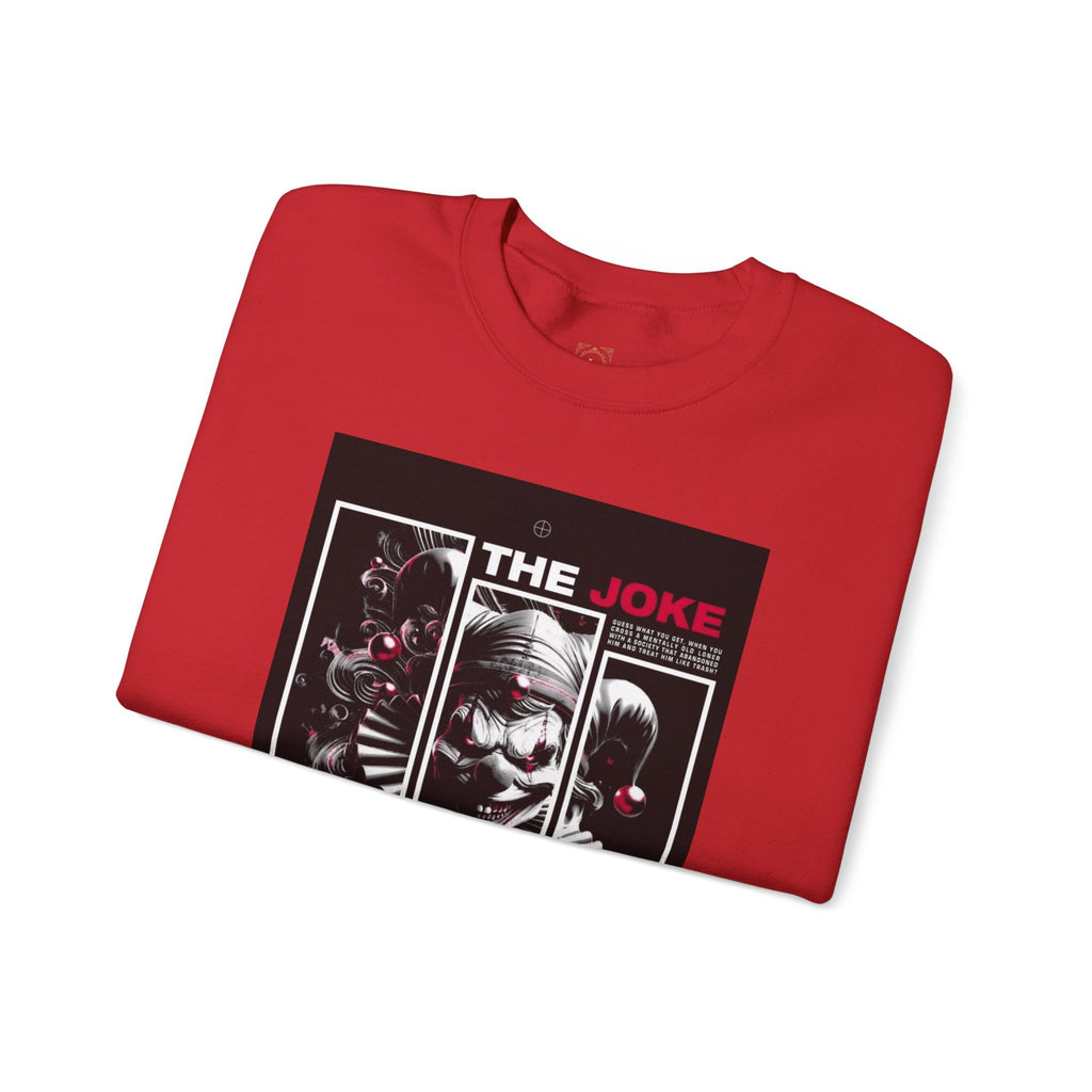 Creepy Clown "The Joke Is On You" Crewneck Sweatshirt