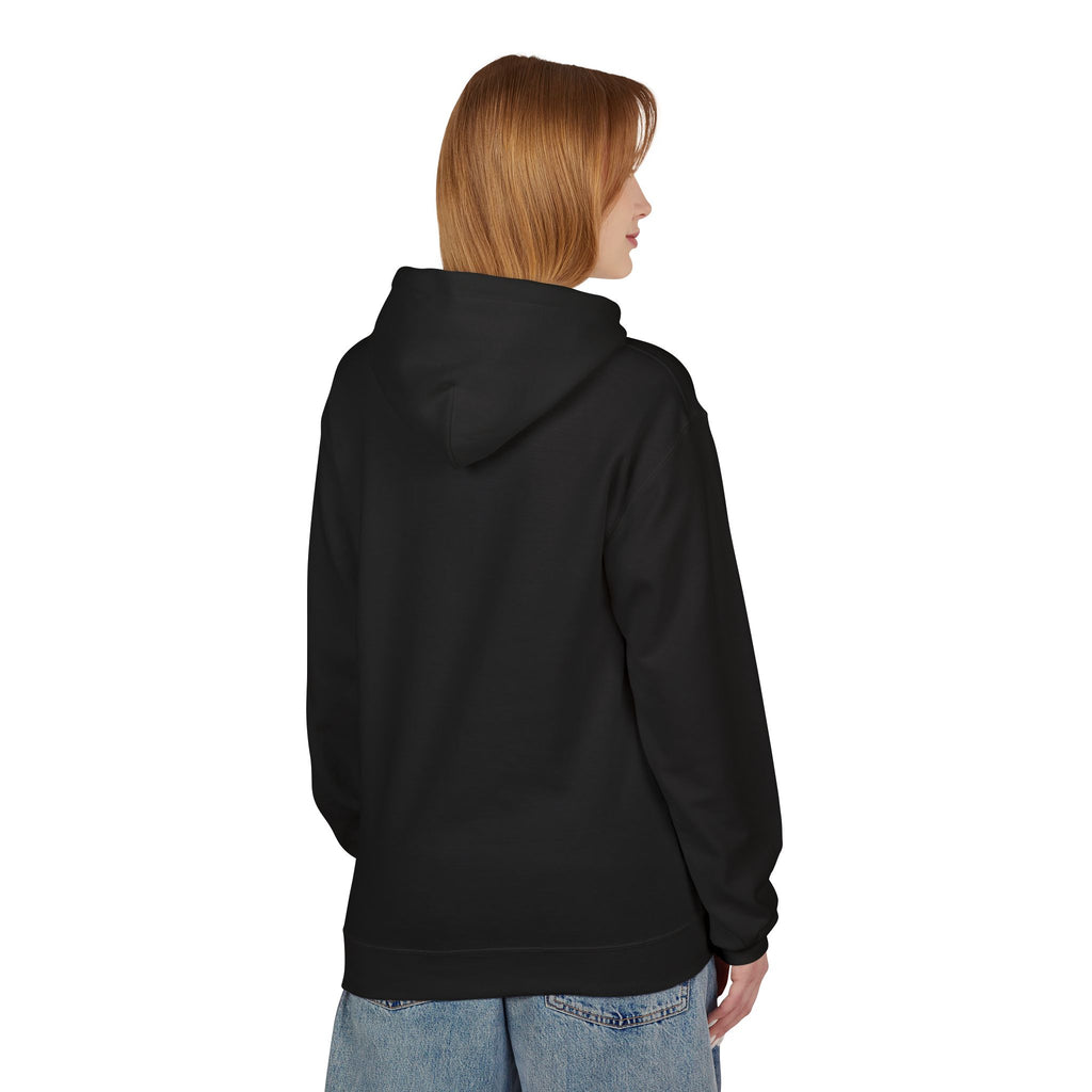Kaleidoscope Neon Abstract Hoodie — Psychedelic Symmetry Graphic Sweatshirt