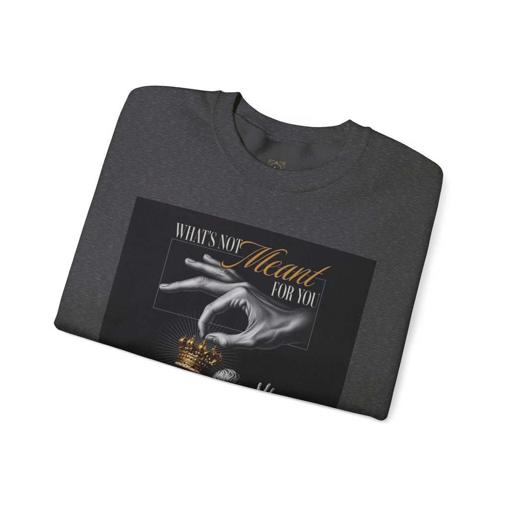 Crewneck Sweatshirt — 'What's My Heart For You' Inspirational Graphic Crewneck