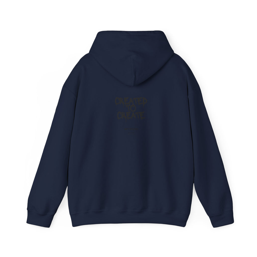Created to Create Hoodie – Inspirational Artist Sweatshirt