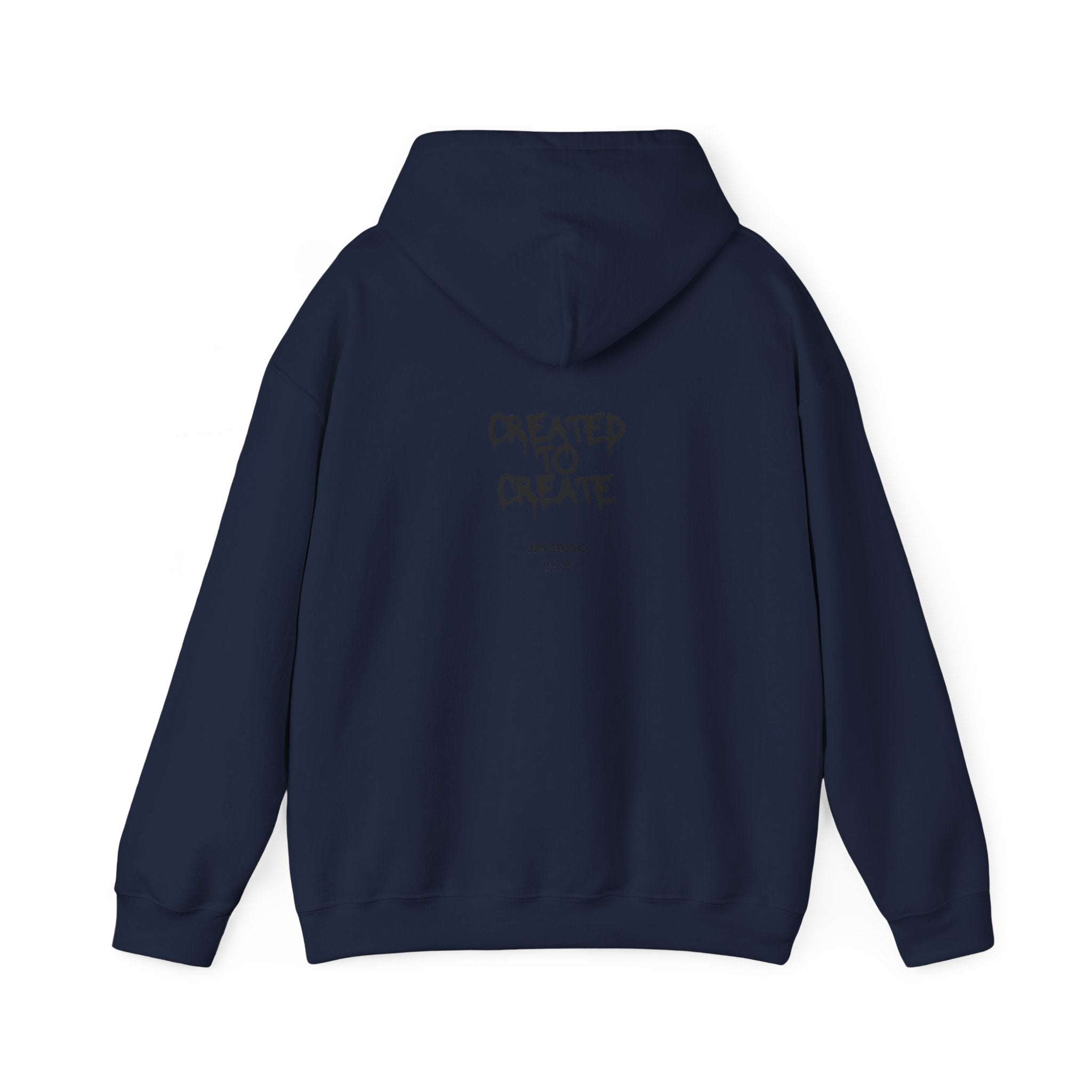 Created to Create Hoodie – Inspirational Artist Sweatshirt