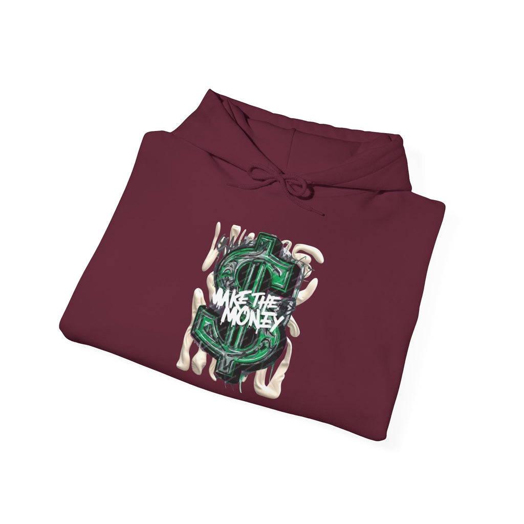 Make The Money Hoodie — Green Dollar Sign Graphic Pullover