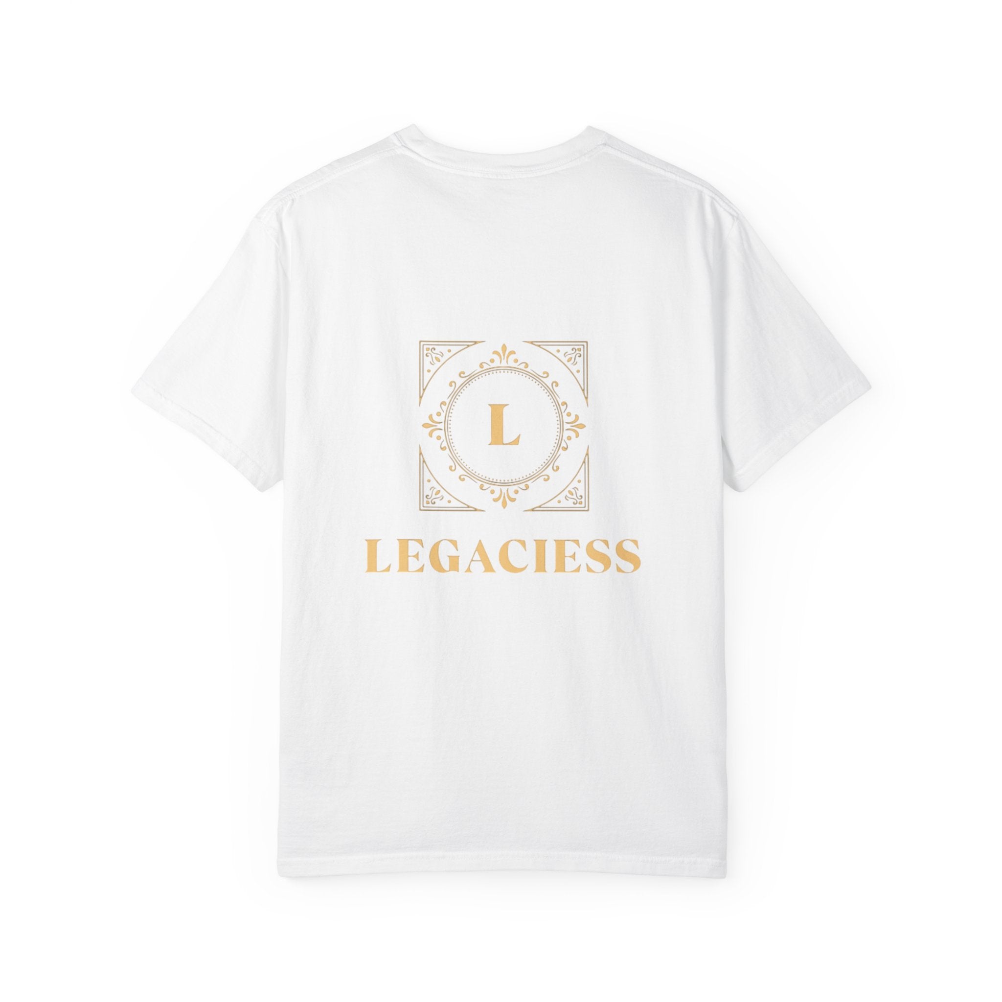 Abstract Neon Kiss T-Shirt — 'Legaciess' Back Logo Graphic Tee