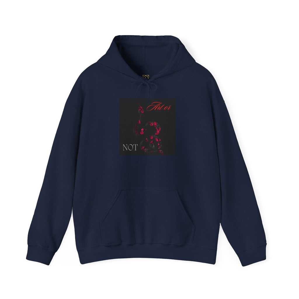 Hoodie — Gothic Red Roses 'Not Mine' Graphic Pullover