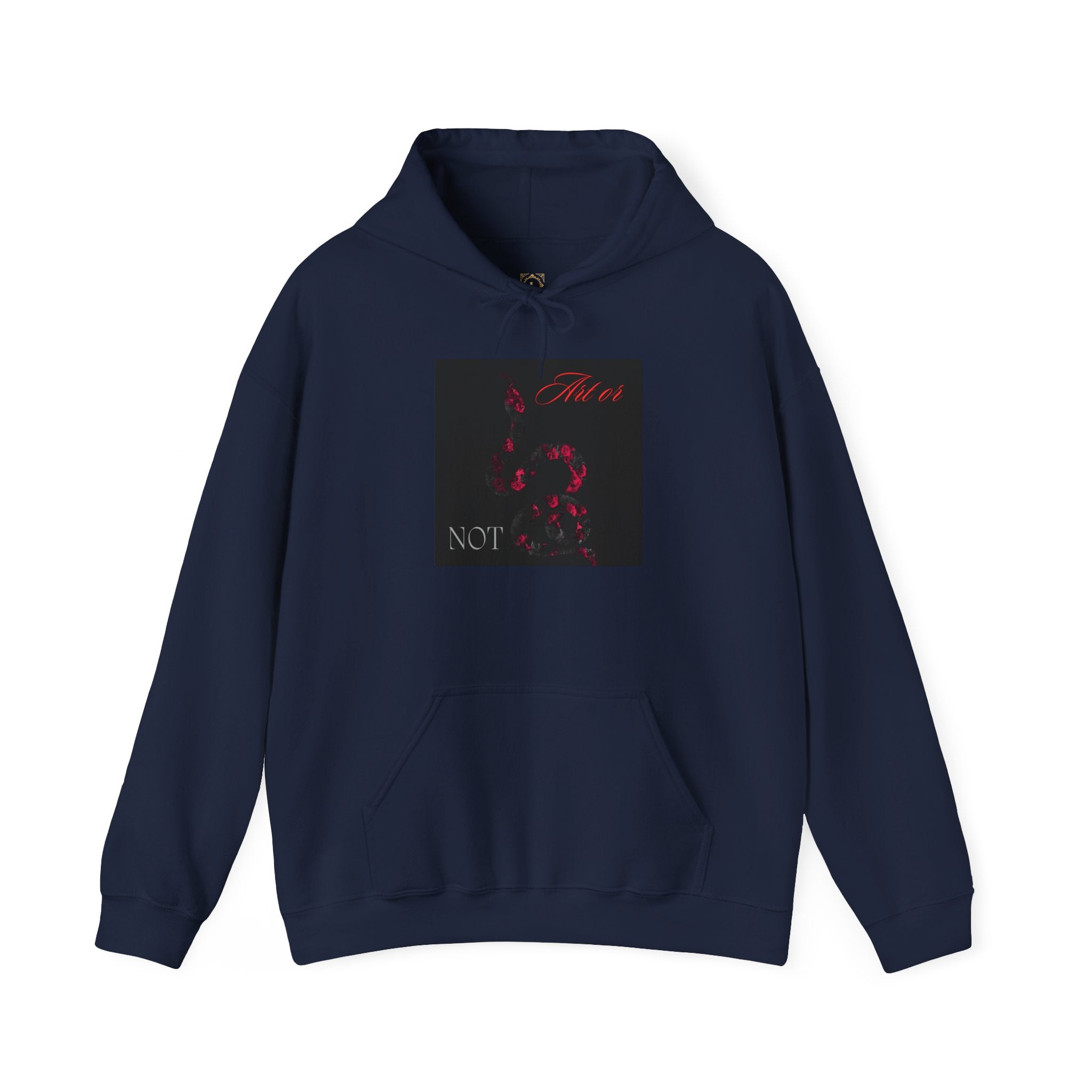 Hoodie — Gothic Red Roses 'Not Mine' Graphic Pullover