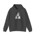 Horror Manga Hoodie — Black & White Creepy Portrait Pullover