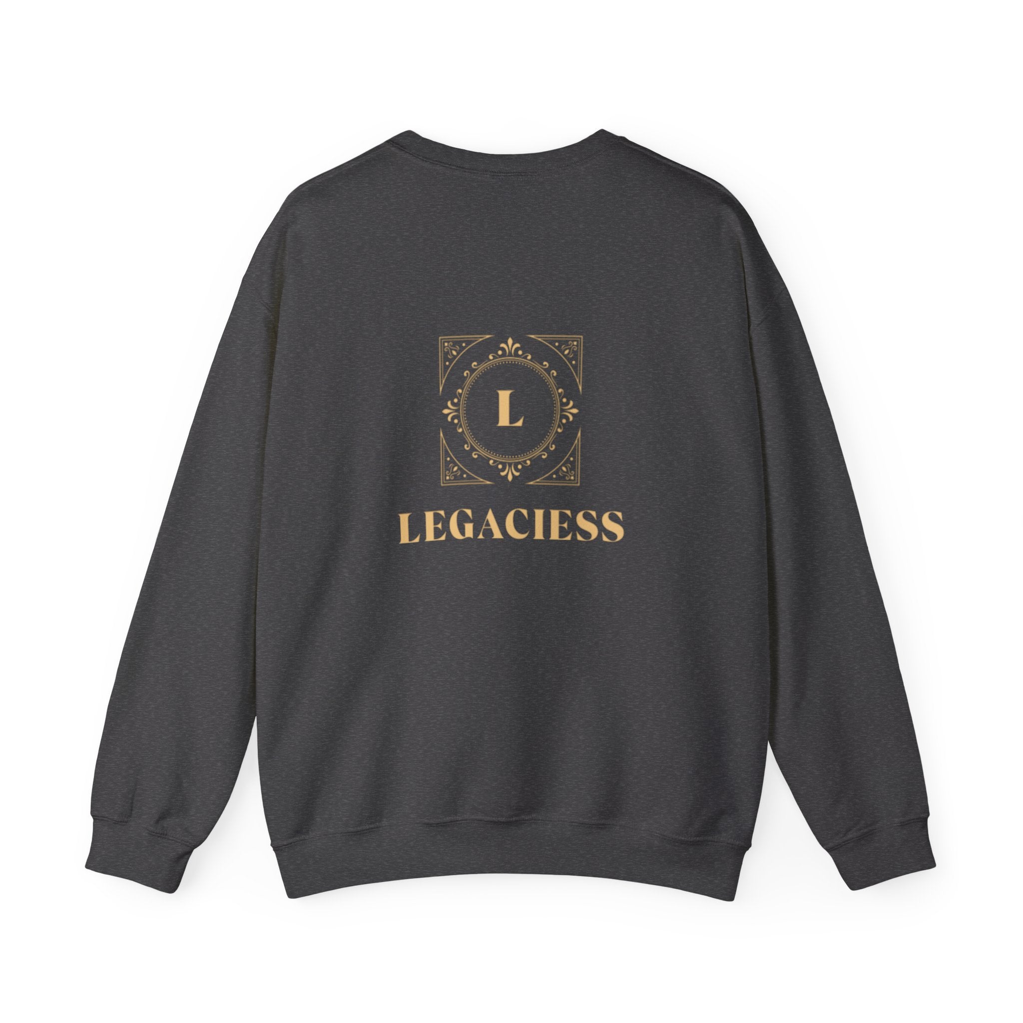 Crewneck Sweatshirt — Vintage Angel Graphic "Forgiven" Streetwear