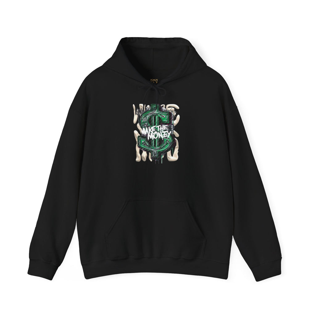 Make The Money Hoodie — Green Dollar Sign Graphic Pullover