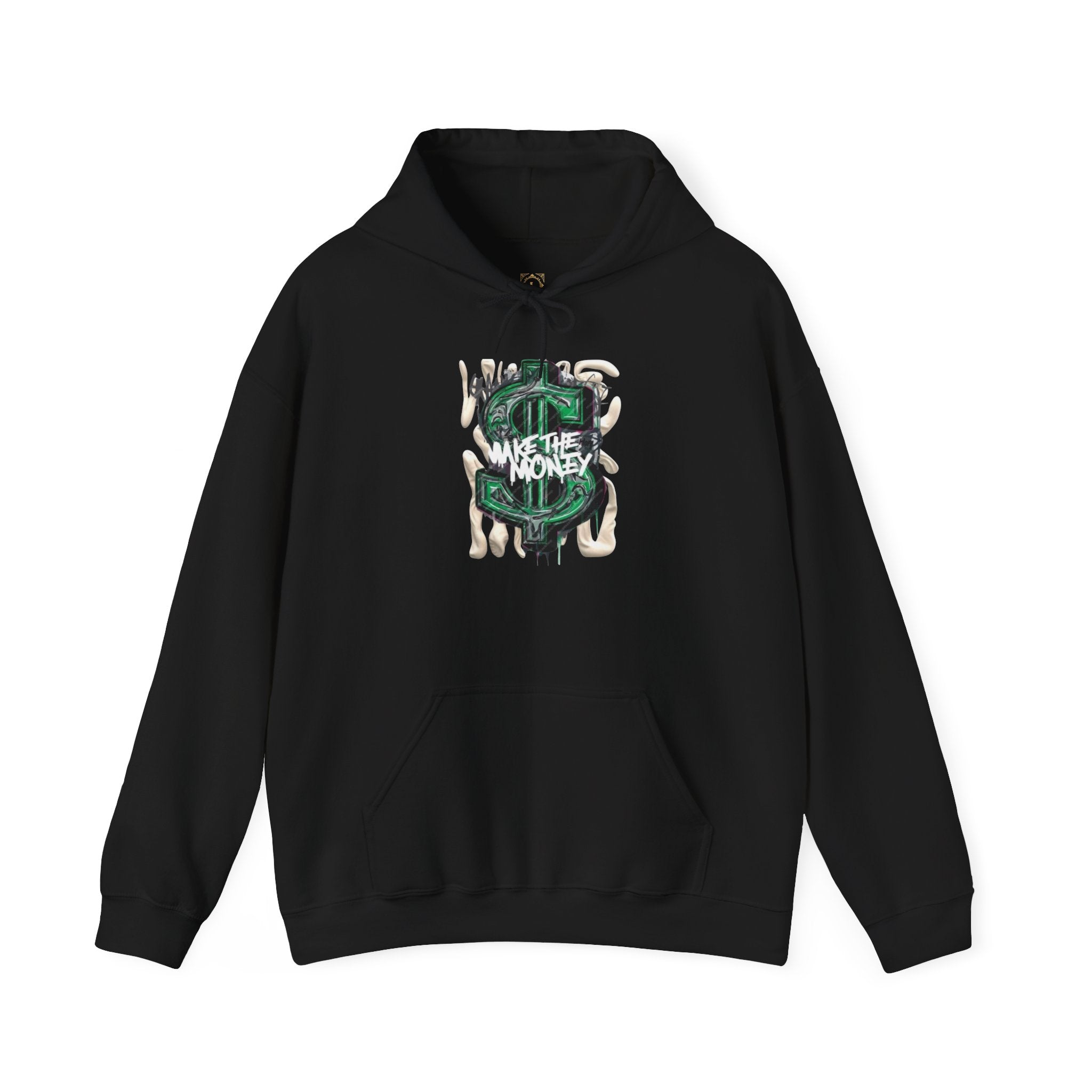 Make The Money Hoodie — Green Dollar Sign Graphic Pullover