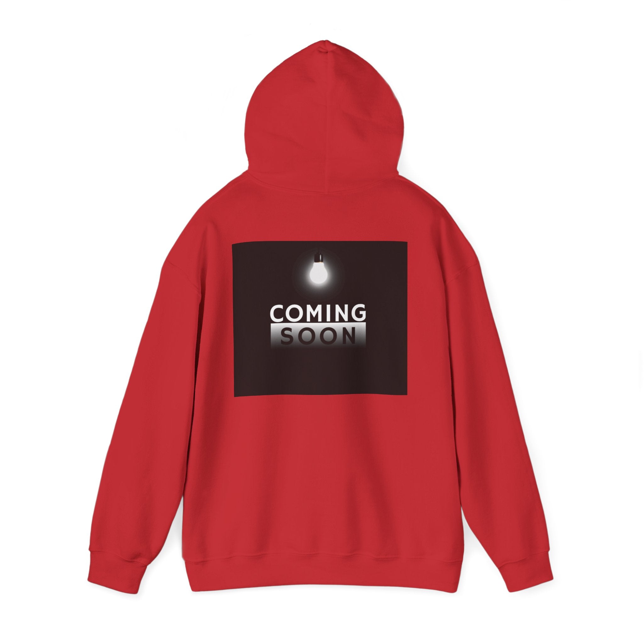 Coming Soon Hoodie - Minimal Neon Sign Pullover