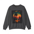 Sunset Island Sweatshirt — Tropical Palm Sunset Crewneck