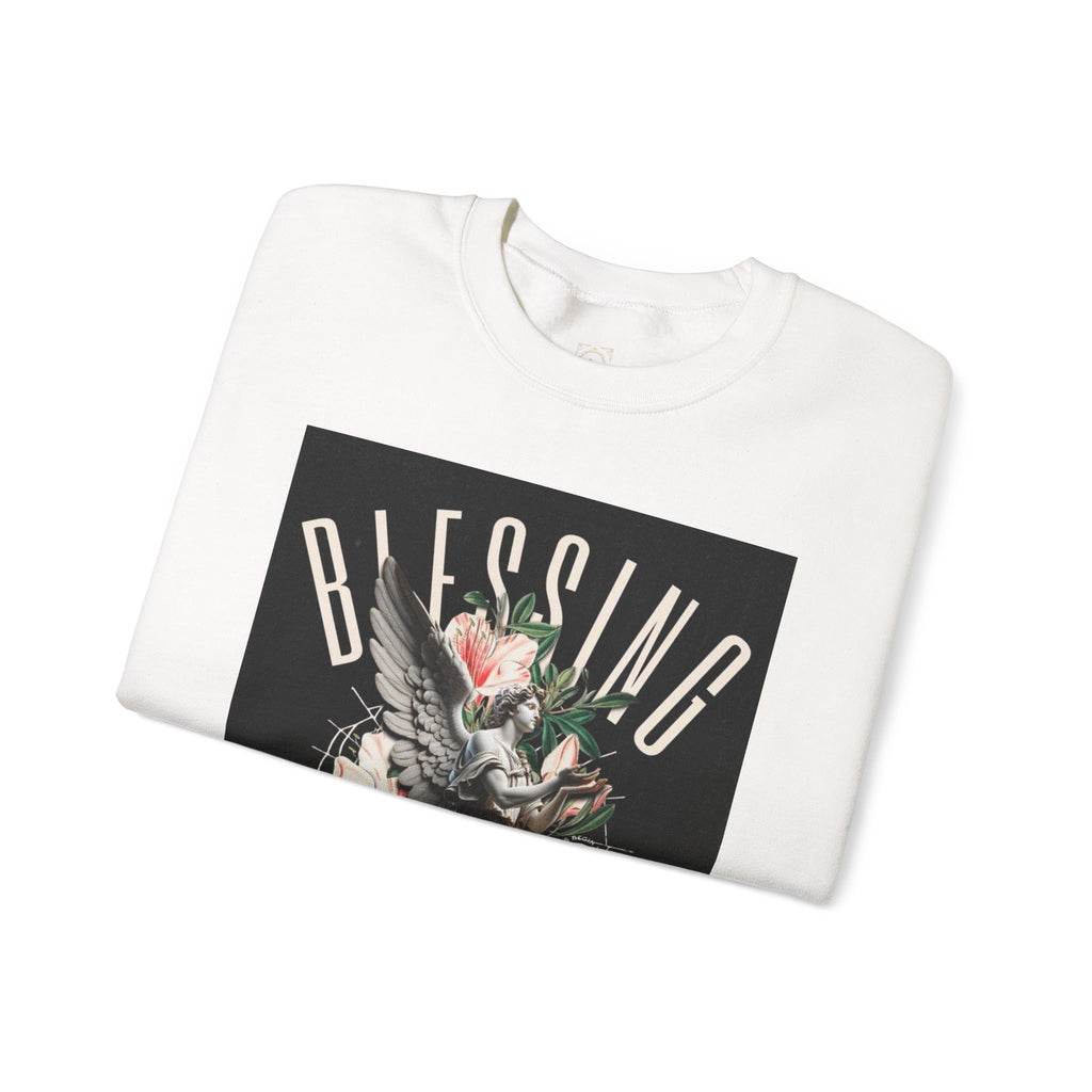 Blessing Statue Graphic Sweatshirt
