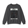 Crewneck Sweatshirt — Dark Abstract Chest Print with 'Legaciess' Gold Back Logo