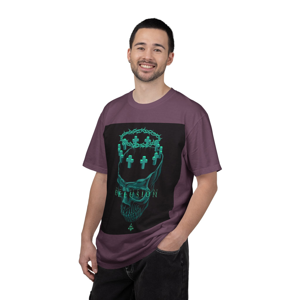 Skull Crown Tee — 'Delusion' Gothic Graphic T-Shirt