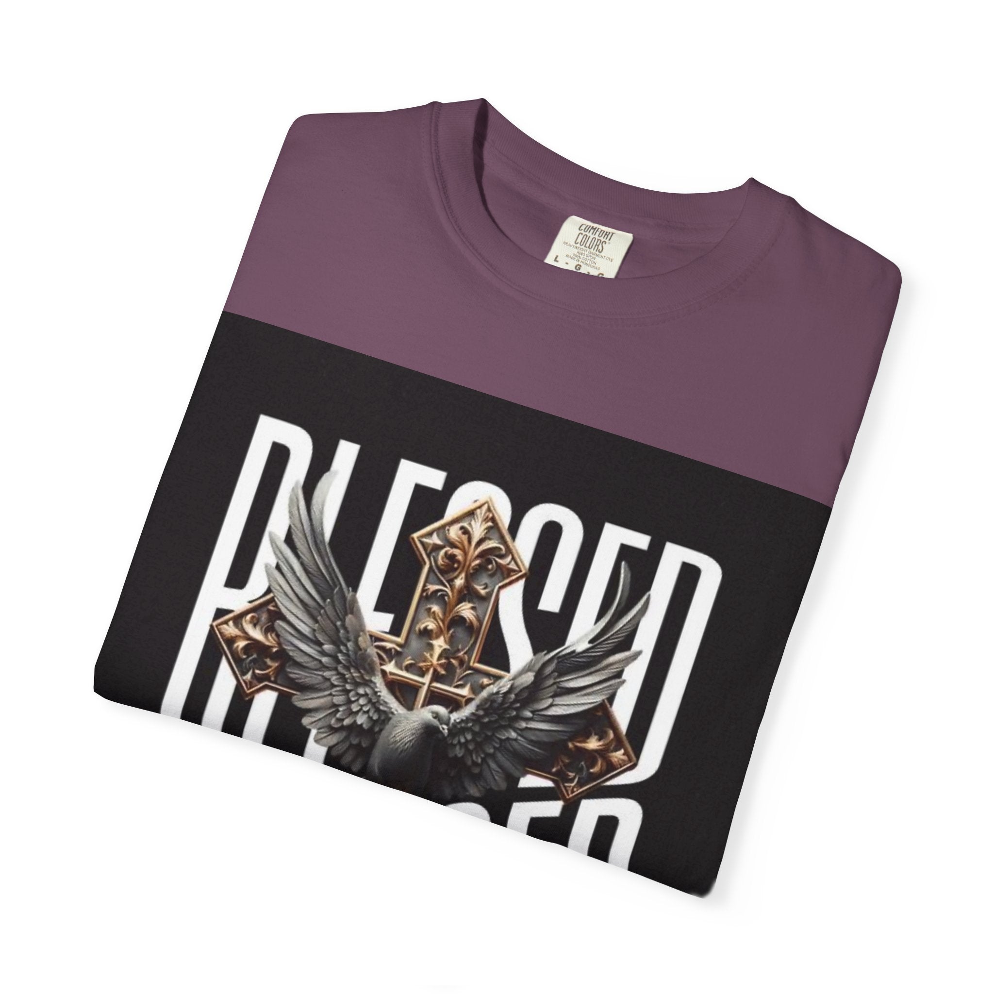 Blessed Dove Graphic T-Shirt — "BLESSED" Faith-Inspired Tee