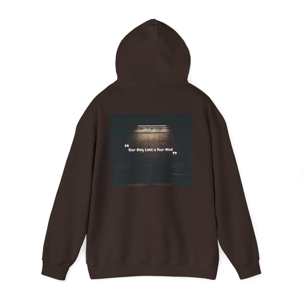 Hoodie — “Your Only Limit Is Your Mind” Inspirational Quote Pullover