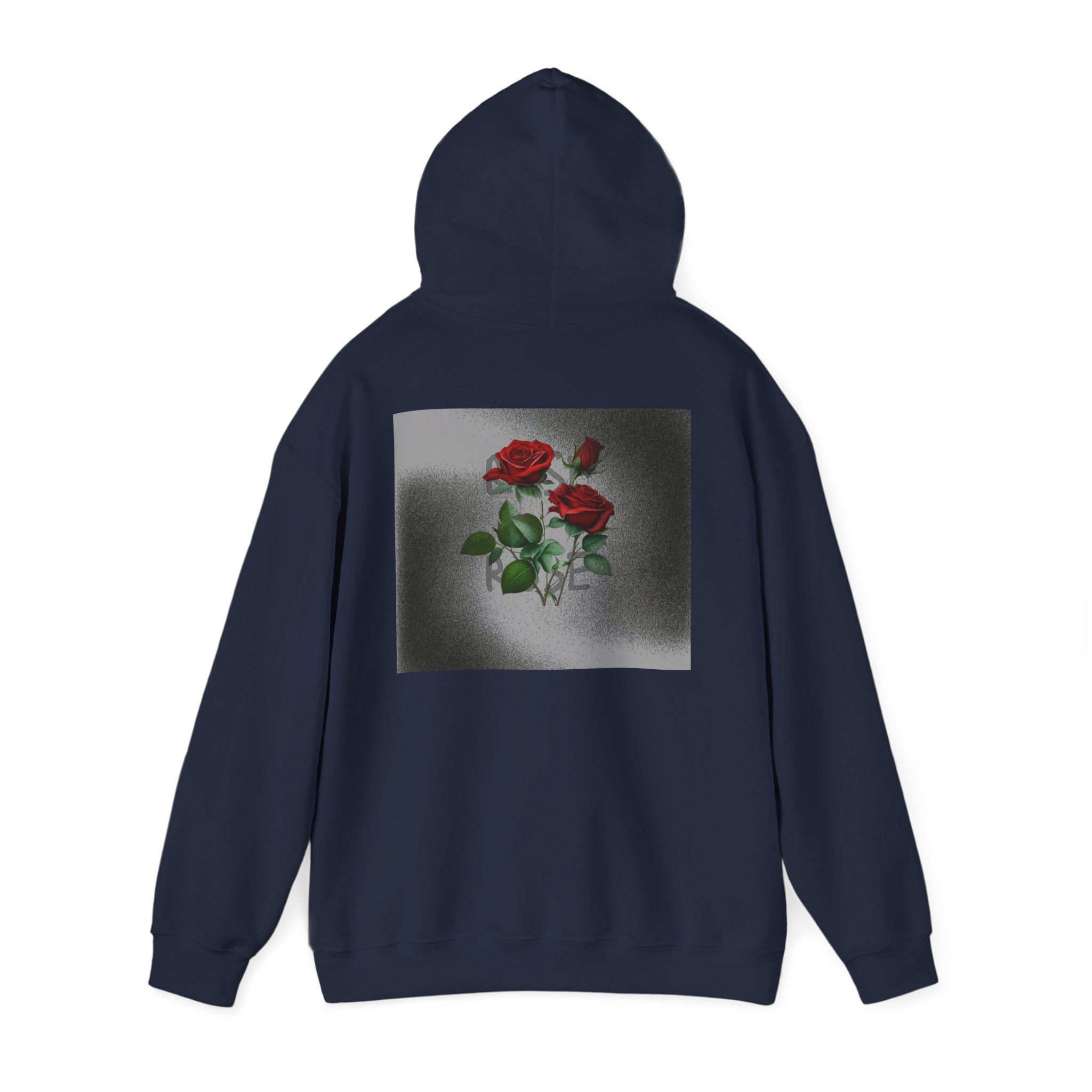 Rose Bloom Hoodie — Vintage Red Roses Graphic Pullover