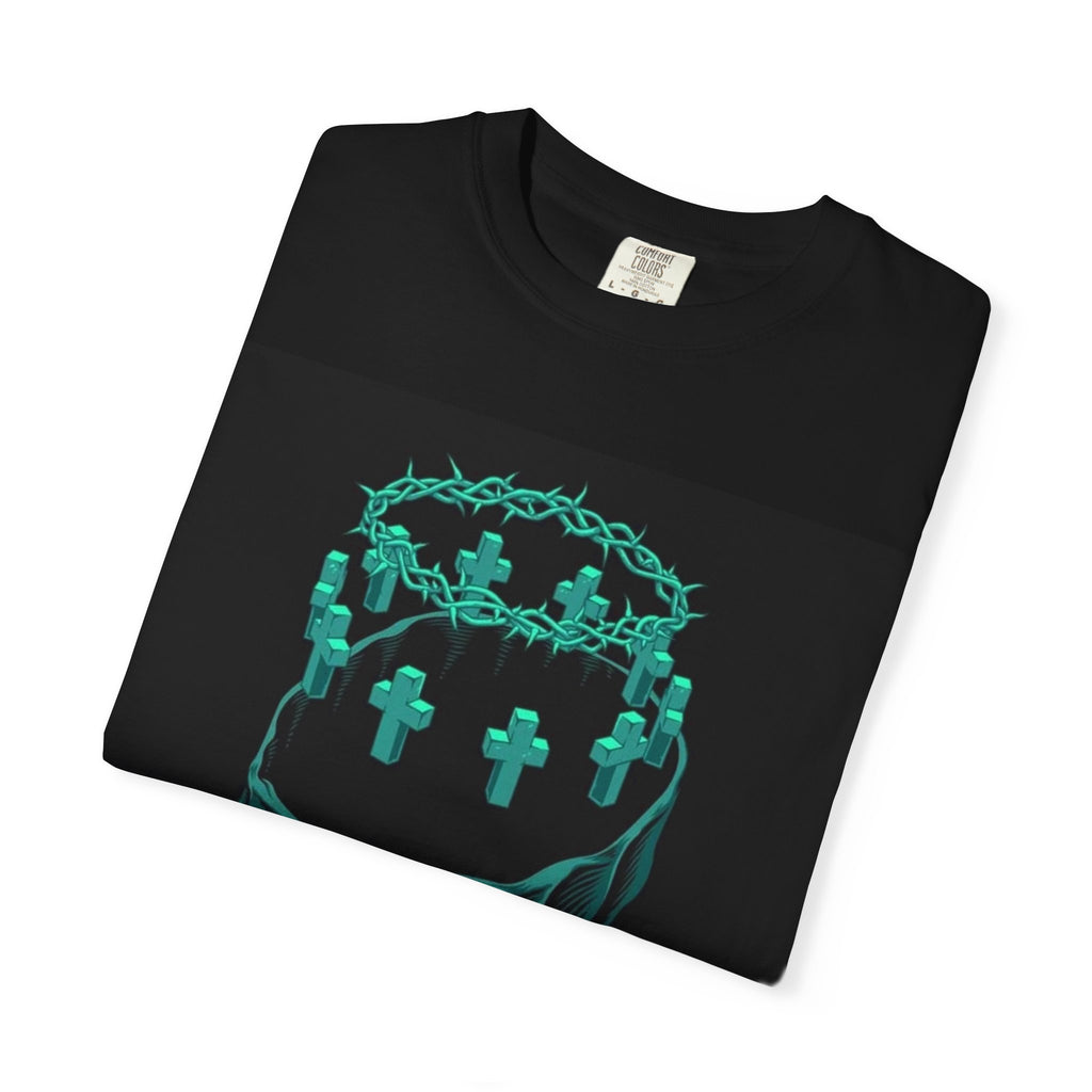 Skull Crown Tee — 'Delusion' Gothic Graphic T-Shirt