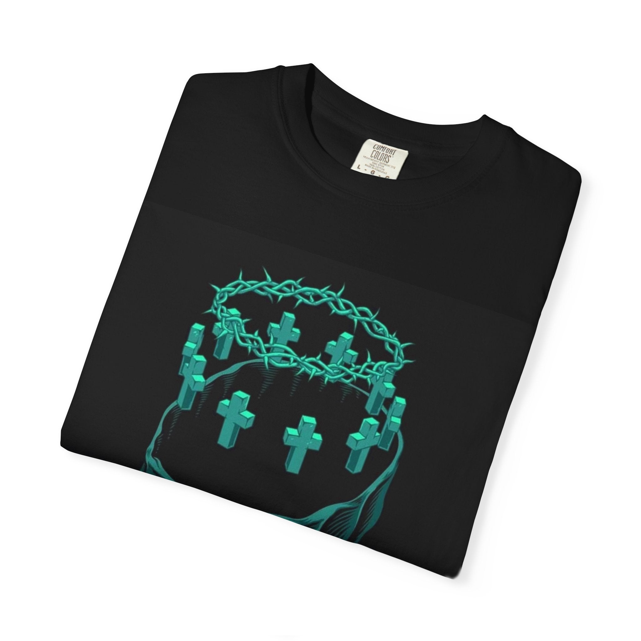 Skull Crown Tee — 'Delusion' Gothic Graphic T-Shirt