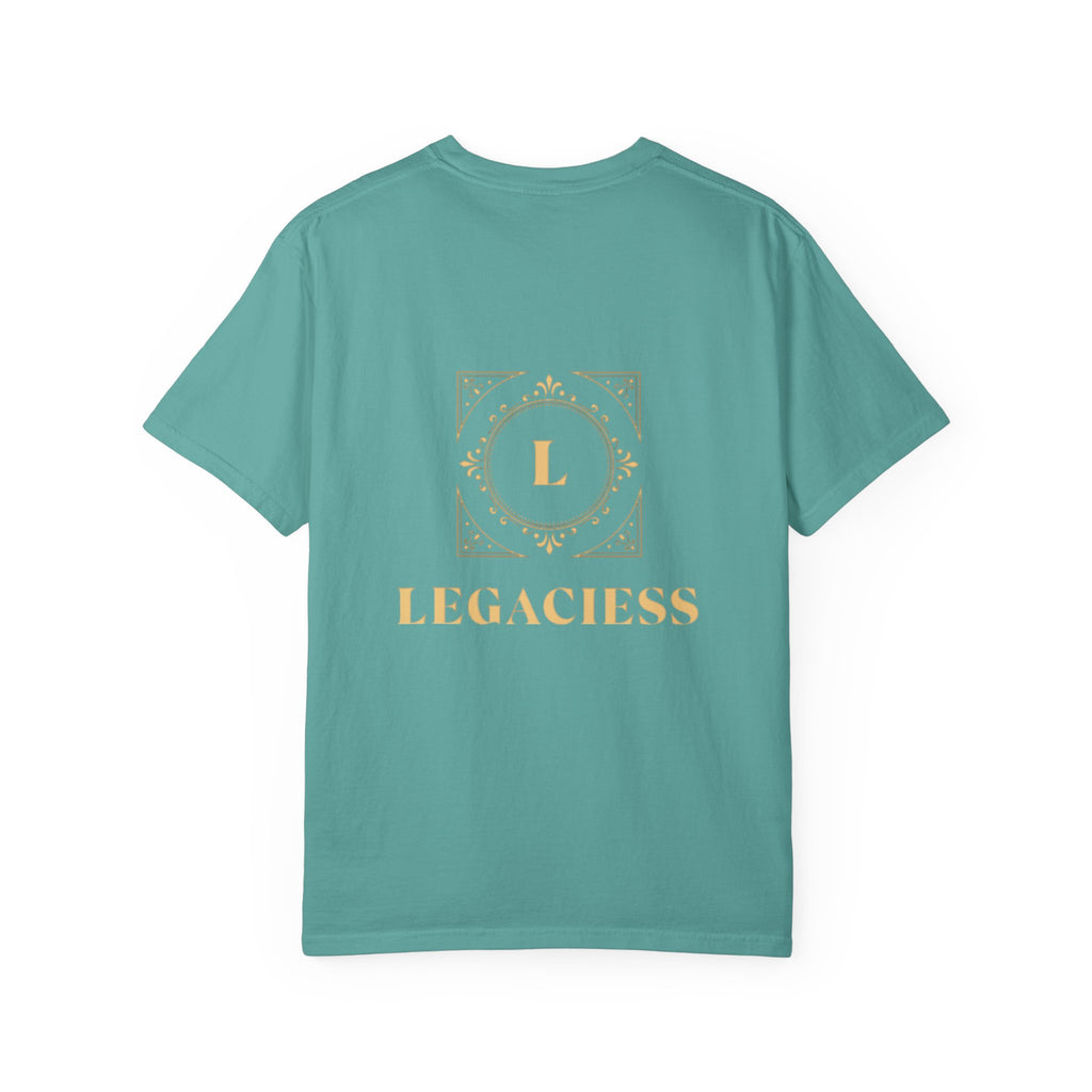 Abstract Neon Kiss T-Shirt — 'Legaciess' Back Logo Graphic Tee