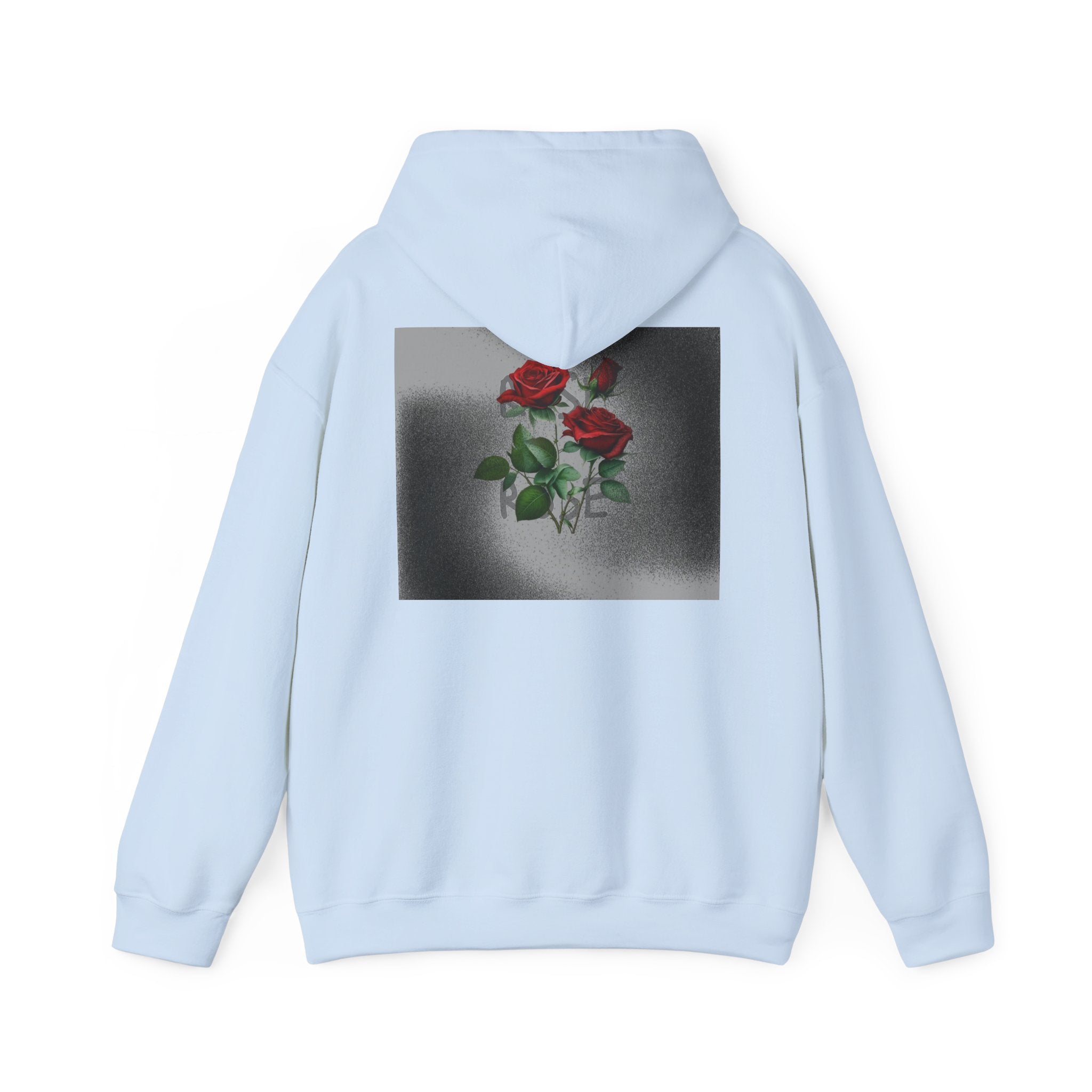 Rose Bloom Hoodie — Vintage Red Roses Graphic Pullover