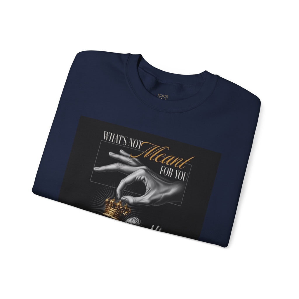 Crewneck Sweatshirt — 'What's My Heart For You' Inspirational Graphic Crewneck