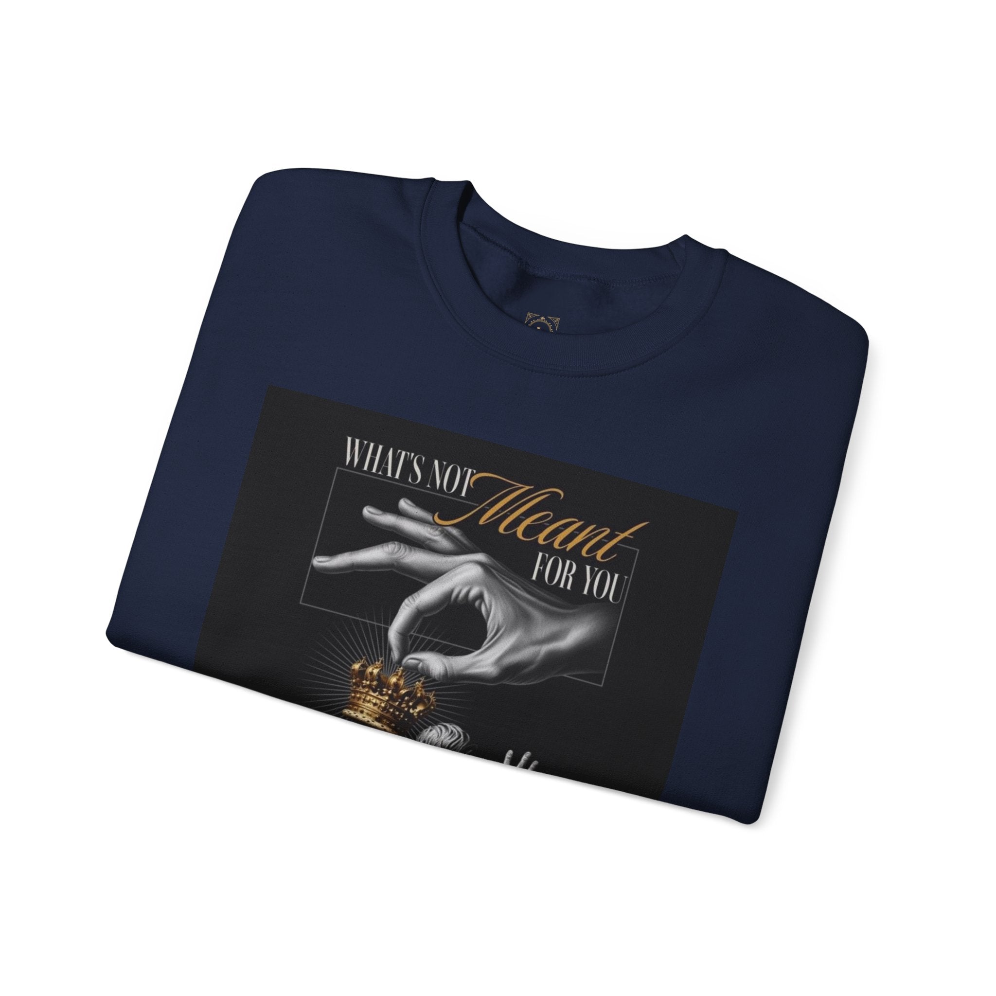 Crewneck Sweatshirt — 'What's My Heart For You' Inspirational Graphic Crewneck