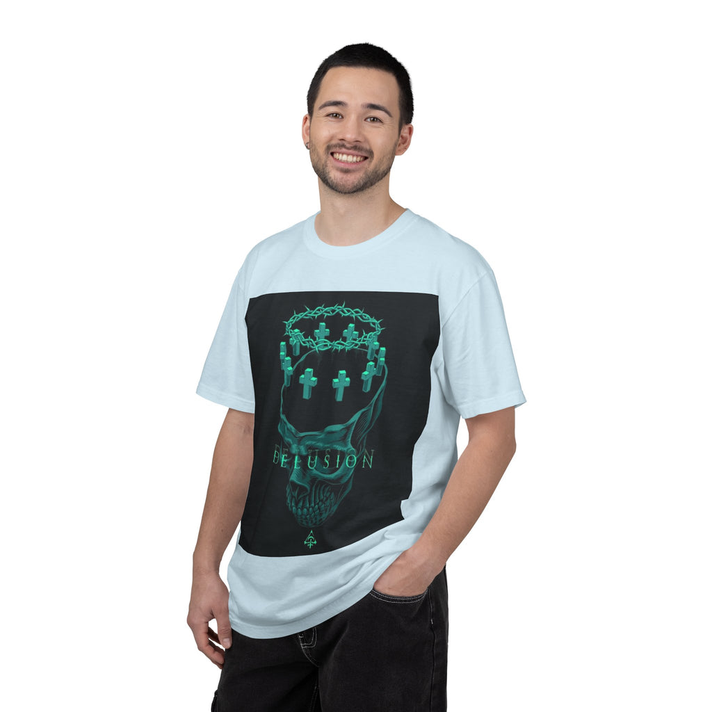 Skull Crown Tee — 'Delusion' Gothic Graphic T-Shirt